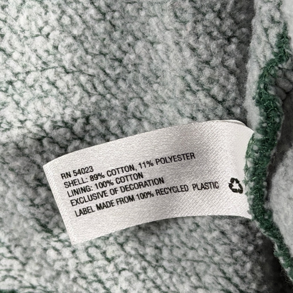 Gap Authentic Apparel Men Green Full Zip Hoodie Logo Small Embroidered 603034-01 - Picture 9 of 13